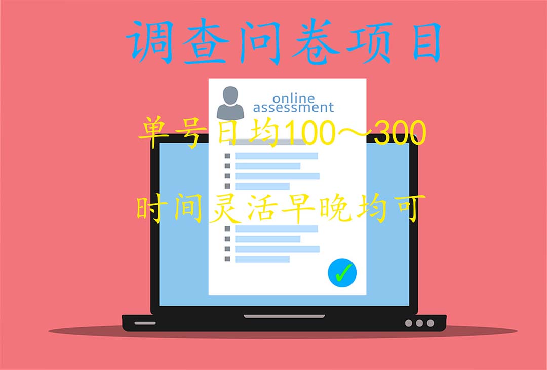 国内问卷调查项目，操作简单，时间灵活插图(1)