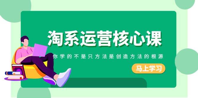 淘系-运营核心课，你学的不是只方法是创造方法的根源（190节课）-让一部分人先富起来默财 创业网