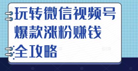 玩转微信视频号爆款涨粉赚钱全攻略，让你快速抓住流量风口，收获红利财富-让一部分人先富起来默财创业网
