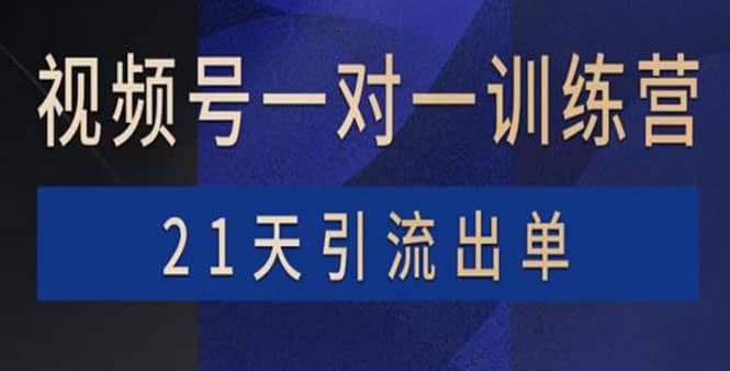 视频号训练营：带货，涨粉，直播，游戏，四大变现新方向，21天引流出单-让一部分人先富起来默财创业网