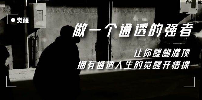 觉醒-做一个通透强者，让你醍醐灌顶，拥有通透人生，掌握强大的秘密-让一部分人先富起来默财创业网
