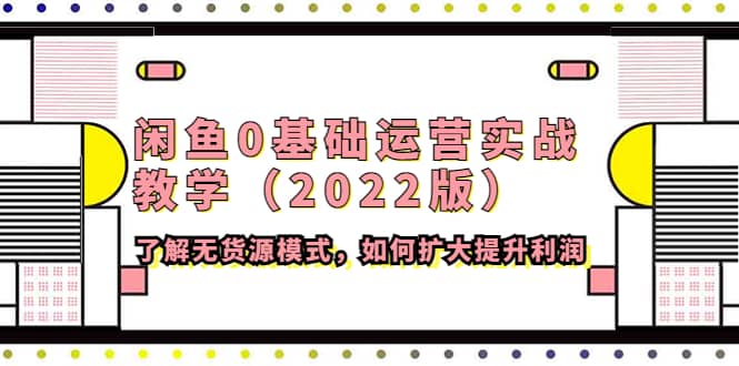 闲鱼0基础运营实战教学（2022版）了解无货源模式，如何扩大提升利润-让一部分人先富起来默财创业网
