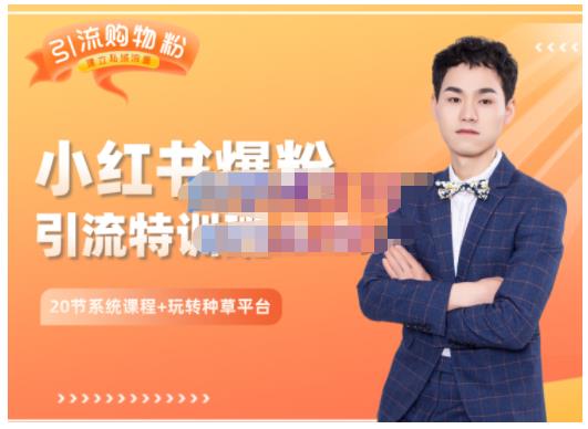 陆明明·小红书爆粉特训班5.0，助你轻松玩转小红书平台价值1380元-让一部分人先富起来默财创业网
