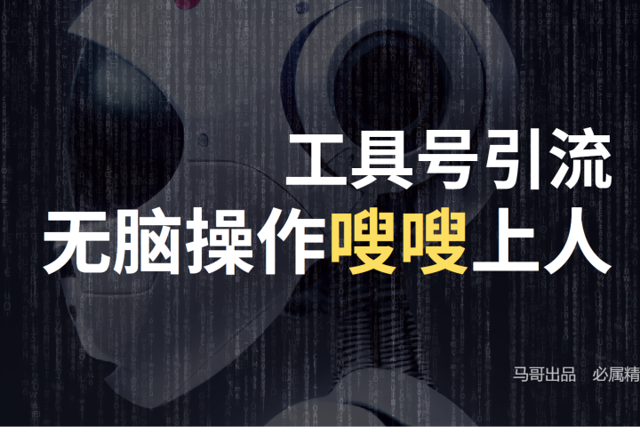 工具号高效引流法，嗖嗖上人，日引1000+，直接搬运，无脑操作-让一部分人先富起来默财创业网
