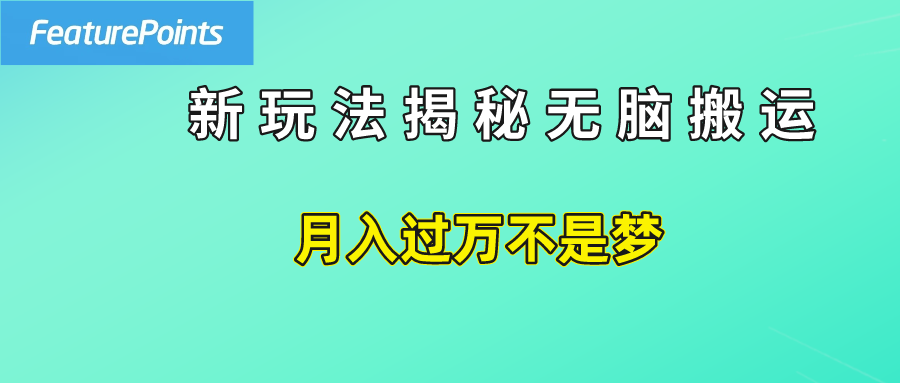 简单操作，每天50美元收入，搬运就是赚钱的秘诀！-让一部分人先富起来默财创业网