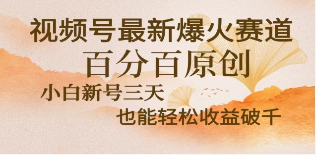 视频号独家玩法，老年养生赛道，无脑搬运爆款视频，日入2000+-让一部分人先富起来默财创业网