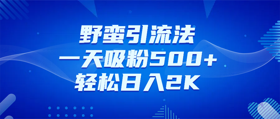 日引千粉不是梦！这套独家裂变秘籍，让你轻松卖项目当行业导师-让一部分人先富起来默财 创业网