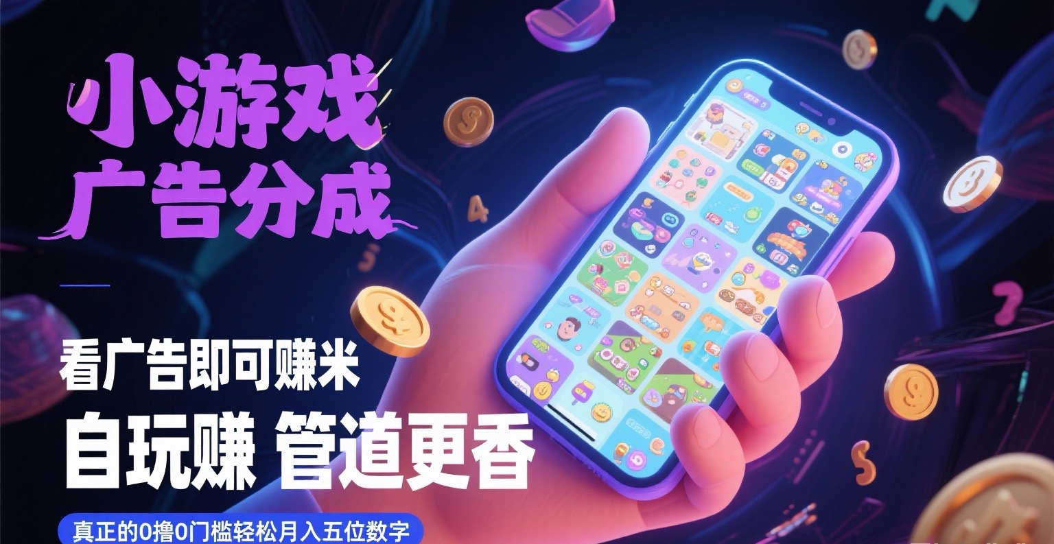 看广告即可赚米 自玩赚 管道更香 真正的零撸零门槛-让一部分人先富起来默财 创业网
