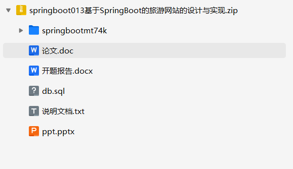 图片[2]-基于SpringBoot的旅游网站的设计与实现+源码+数据库+开题+论文+说明文档-知海论文