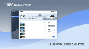 基于ssm的“游侠”旅游信息管理系统+jsp-知海论文