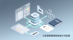 小区团购管理+源码+数据库+开题+论文+说明文档-知海论文