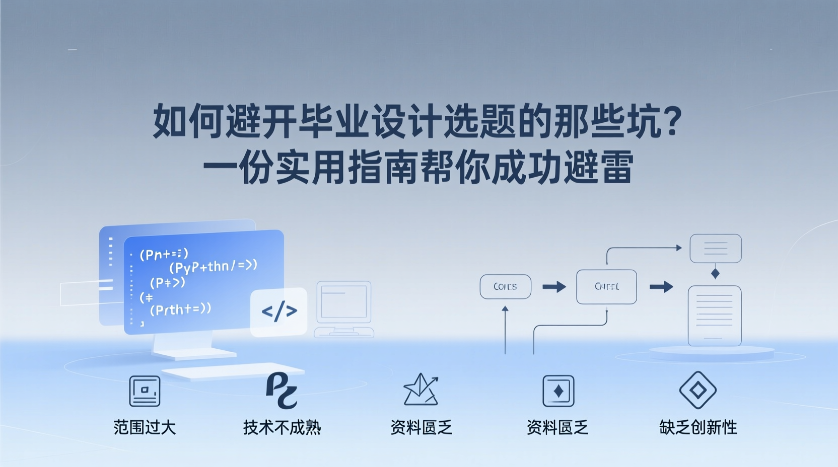 如何避开毕业设计选题的那些坑？一份实用指南帮你成功避雷-计算机毕业论文范文 - 系统设计源码【亲测可运行】- 知海论文